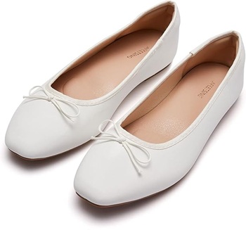Flat-white-ballet-shoes